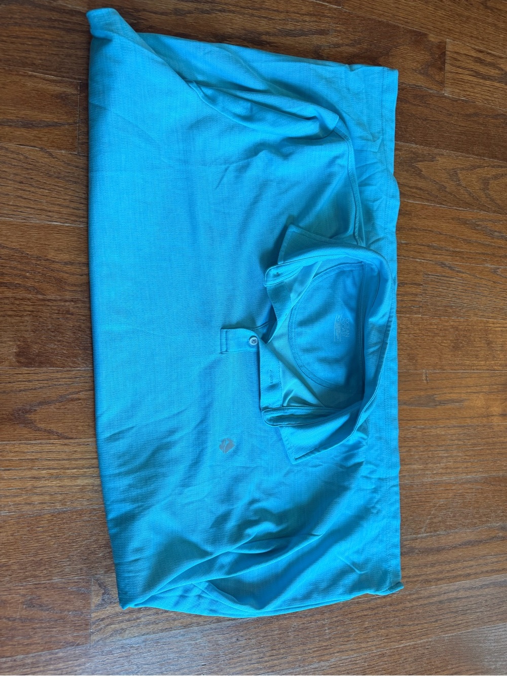 Turquoise Men's Polo Shirt - Lightweight Performance